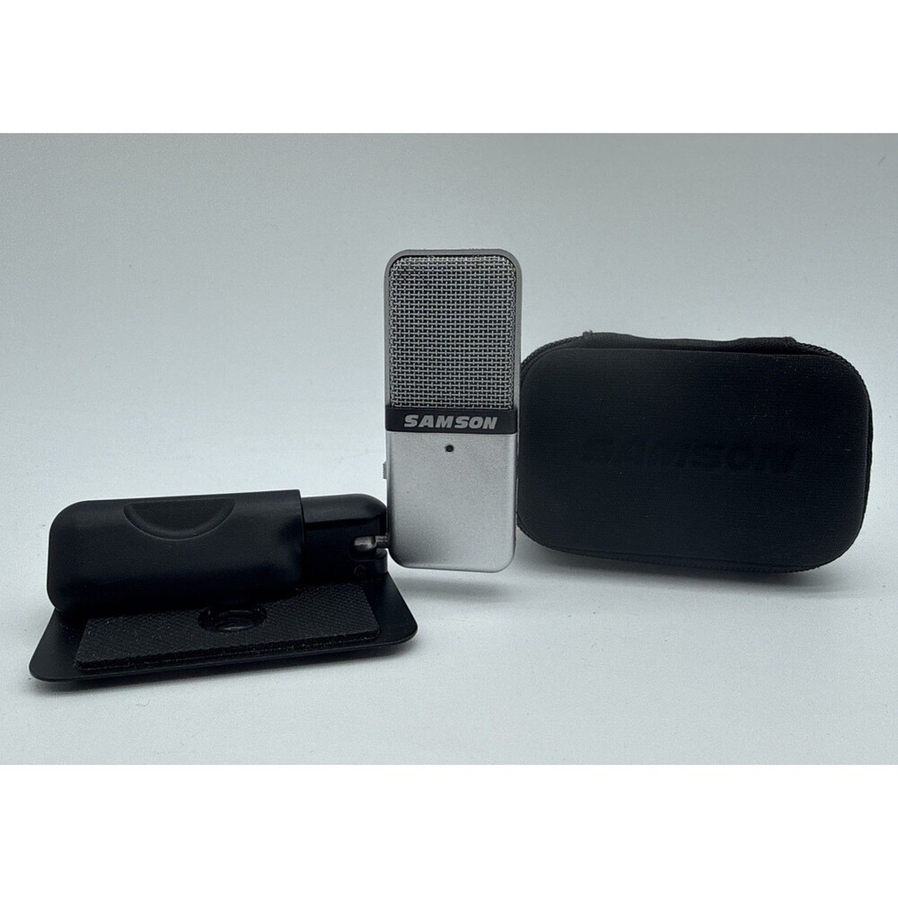 SAMSON GO MIC Portable USB Condenser Microphone for Recording USB Not Included